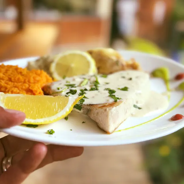 Poisson sauce vanille